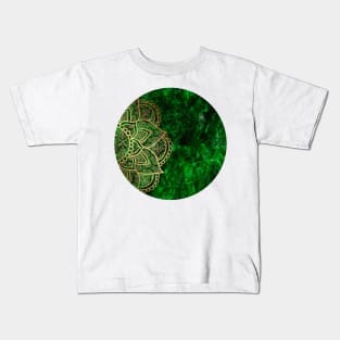 Mandala emerald Kids T-Shirt